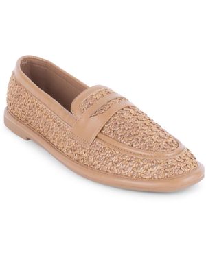 Tahari Meadow Slip-on Loafers - Natural