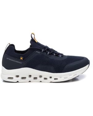 Xti Waffle Sole Casual Athletic Sneakers - Blue