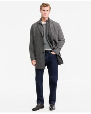 Michael Kors Regular-fit Wool-blend Twill Car Coat - Gray