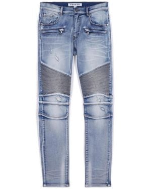 Reason Big And Tall Pines Skinny Denim Jeans - Blue