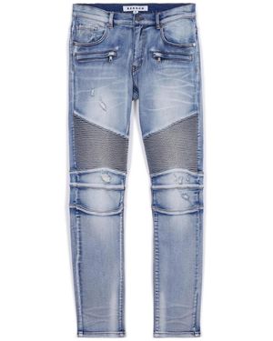 Reason Big And Tall Pines Skinny Denim Jeans - Blue