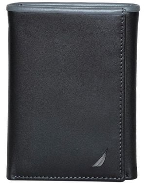 Nautica Pop J Class Trifold Wallet - Gray