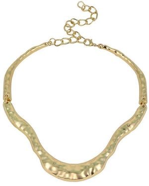 SOH The Hammered-horn Collar Necklace - Metallic