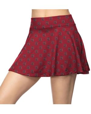 ZooZatZ South Carolina Gamecocks All-over Print Flowy Skort - Red
