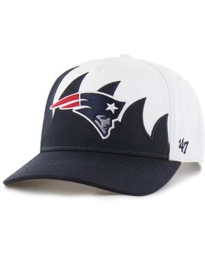 '47 New England Patriots jagged Adjustable Baseball Cap - Blue