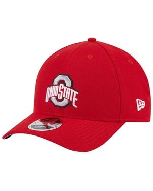 KTZ Ohio State Buckeyes Team Collective 9forty M-crown Adjustable Hat - Red