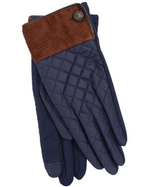 Ralph Lauren Quilted Barn Gloves - Blue