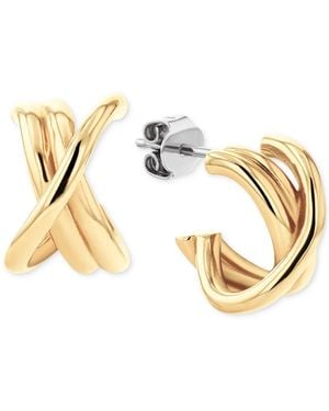 Tommy Hilfiger Nautical Knot Stud Earrings - Metallic
