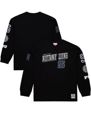 Mitchell & Ness Penn State Nittany Lions Training Camp Long Sleeve T-shirt - Black