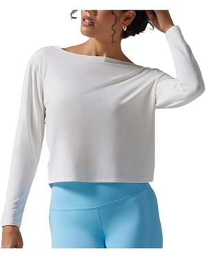 Tavi Brushed Tec Knit Long Sleeve - Blue