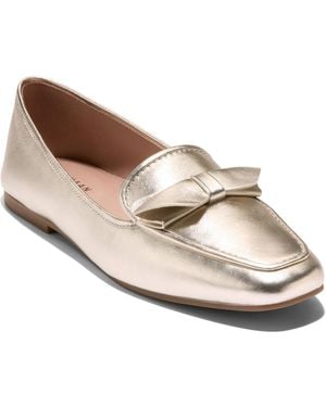 Cole Haan Payson Soft Bow Slip On Loafers - White