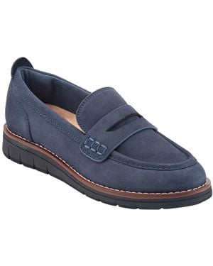 Rockport Adalee Slip-on Round Toe Loafers - Blue