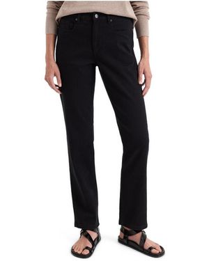 Pact Organic Cotton All-day Twill Straight Leg Pant - Black