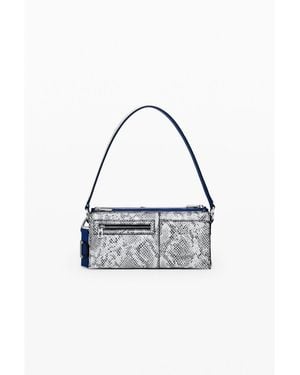 Desigual Small Convertible Animal Print Bag - White