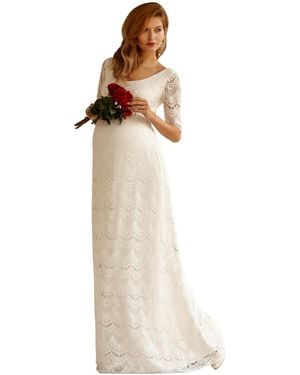 Tiffany Rose Maternity Tiffany Rose Verona Gown Long - White