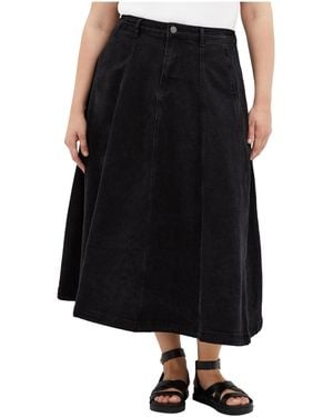 City Chic Plus Size Alina Skirt - Black