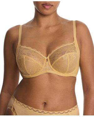 Natori Statement Lace Side Support Bra - Brown