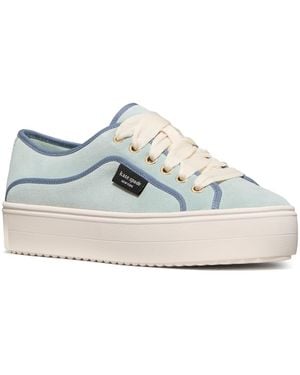 Kate Spade Sam Icon Lace-up Platform Sneakers - White