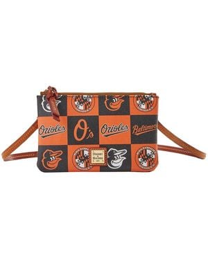 Dooney & Bourke Baltimore Orioles Top Zip Crossbody Bag - Brown