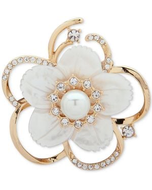 Anne Klein Gold-tone Imitation Pearl - White