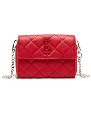 Steve Madden Bcarina Quilted Crossbody Wallet - Red
