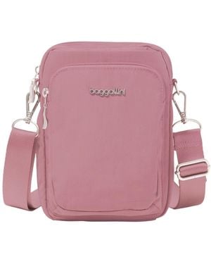 Baggallini Explorer Mini Crossbody Handbag - Pink