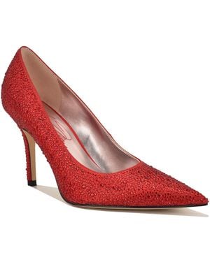 Nine West Glamor Rhinestone Stiletto Pumps - Red