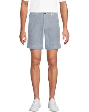 Lands' End Knockabout 7" Classic Fit Chino Short - Blue