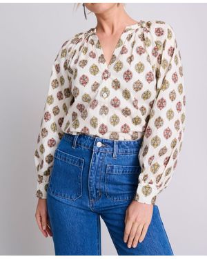 UNTUCKit Cotton Raglan Sleeve Carrie Shirt - Blue