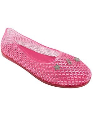 Bebe Jelly Sandals Comfortable Dress Shoes - Pink