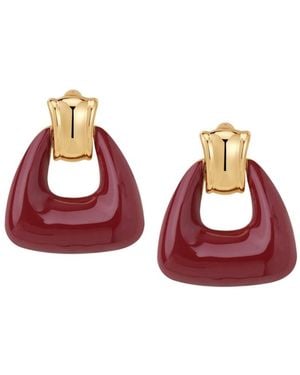 Retro Chic Ostuni Earrings - Red