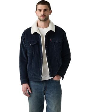 Levi's Sherpa-lined Regular-fit Trucker Jacket - Blue