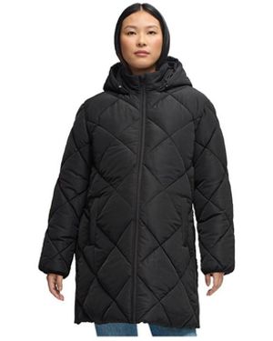 Ingrid & Isabel Ingrid + Isabel Longline Puffer Jacket - Black