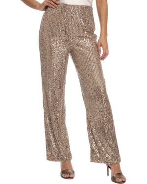 Muse Pull-on Wide-leg Allover-sequin Pants - Multicolor