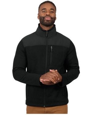 Free Country Cable Fleece Brisk Ii Jacket - Black