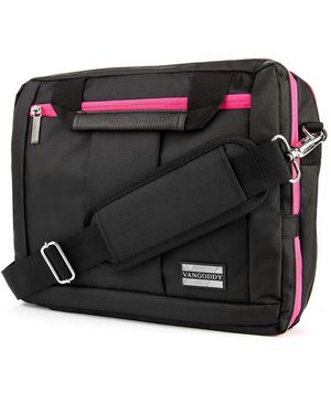 Vangoddy El Prado Laptop Messenger Bag Fit Up To 14 To 15.6 - Black