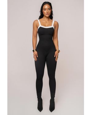 JLUXLABEL Core Ribbed Jumpsuit - Multicolor