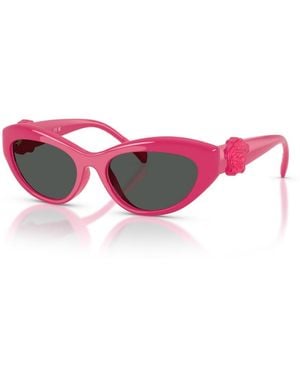Sunglass Hut Collection Versace Cat Eye Sunglasses - Pink