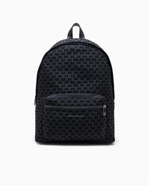 ARMANI EXCHANGE | Flocked Bckpck - Blue