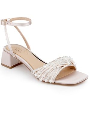 Badgley Mischka Fallon Dress Sandals - Metallic
