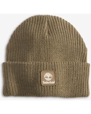 Timberland Logo Cuff Fisherman Beanie - Green