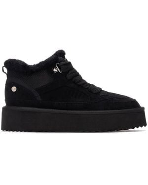 Xti Casual Suede High Top Sneakers By - Black