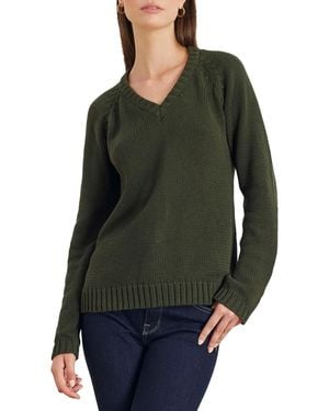 Paneros Clothing Selene V-neck Sweater - Gray