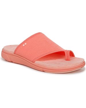 Ryka Margo-slide Toe Loop Sport Sandals - Pink