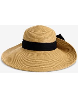 Giani Bernini Oversized Flip Up Floppy Hat - Natural
