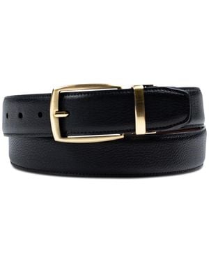 Club Room Reversible Pebble Belt - Black