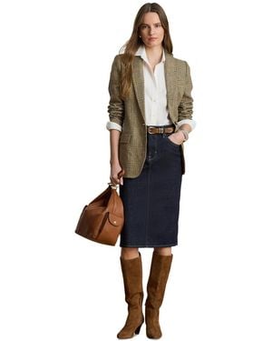 Ralph Lauren Denim Pencil Skirt - Blue