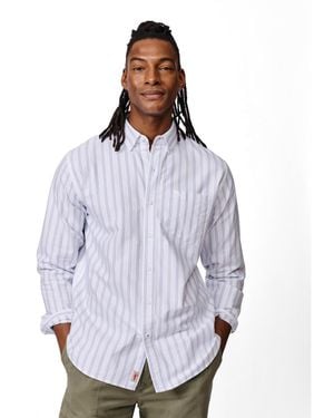 aubi Aldridge Oxford Button Down Shirt - Multicolor