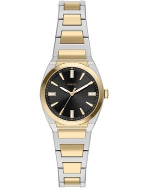 Fossil Everett Three-hand Stainless Steel Watch 27mm - Metallic