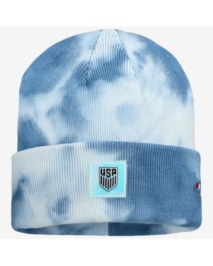 Fan Ink And Usmnt Psychedelic Tri-blend Cuffed Knit Hat - Blue